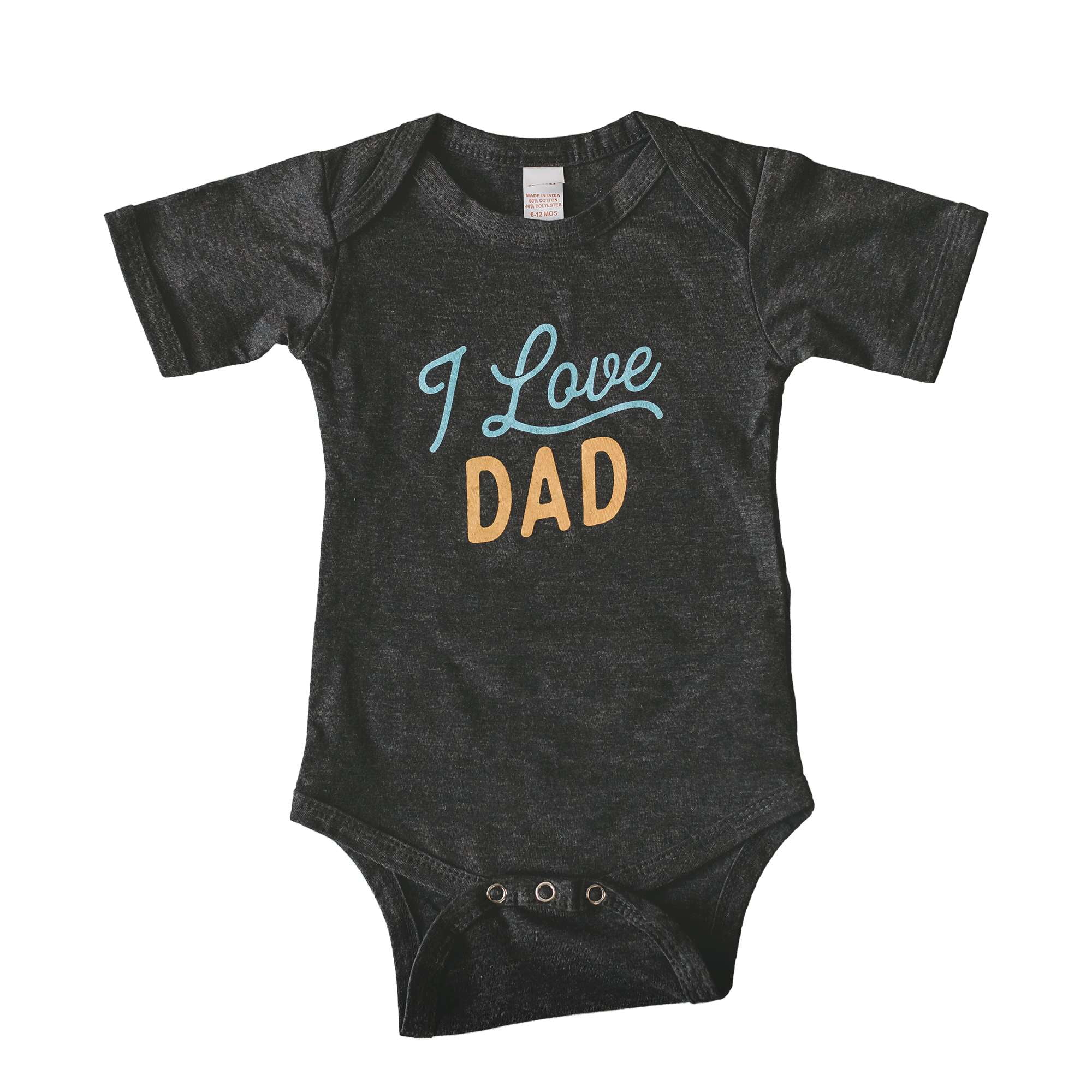 I Love Dad baby bodysuit - Hilland sonconstruction.